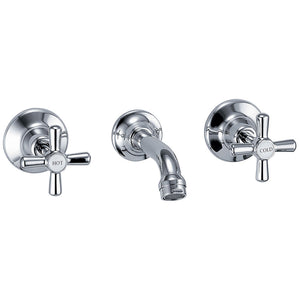 IKON PENZ LEAD FREE BATH TAP SET CHROME