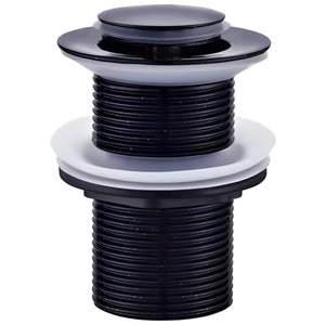 IKON POP-UP NON OVERFLOW WASTE BASIN MATTE BLACK