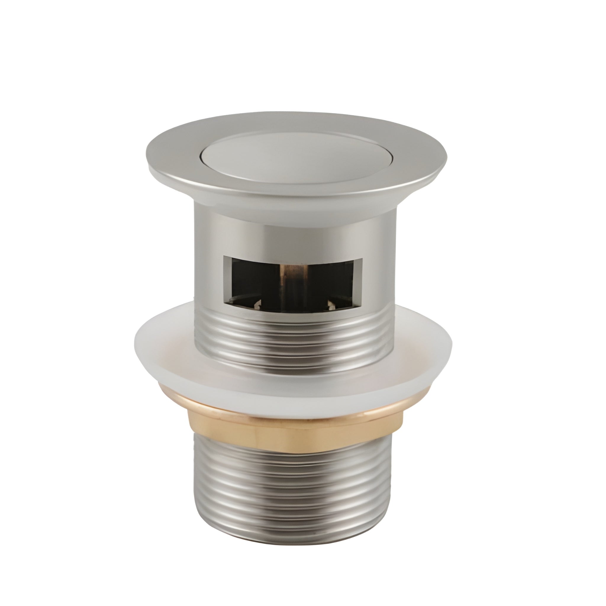 IKON POP-UP OVERFLOW WASTE BASIN BRUSHED NICKEL