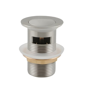 IKON POP-UP OVERFLOW WASTE BASIN BRUSHED NICKEL