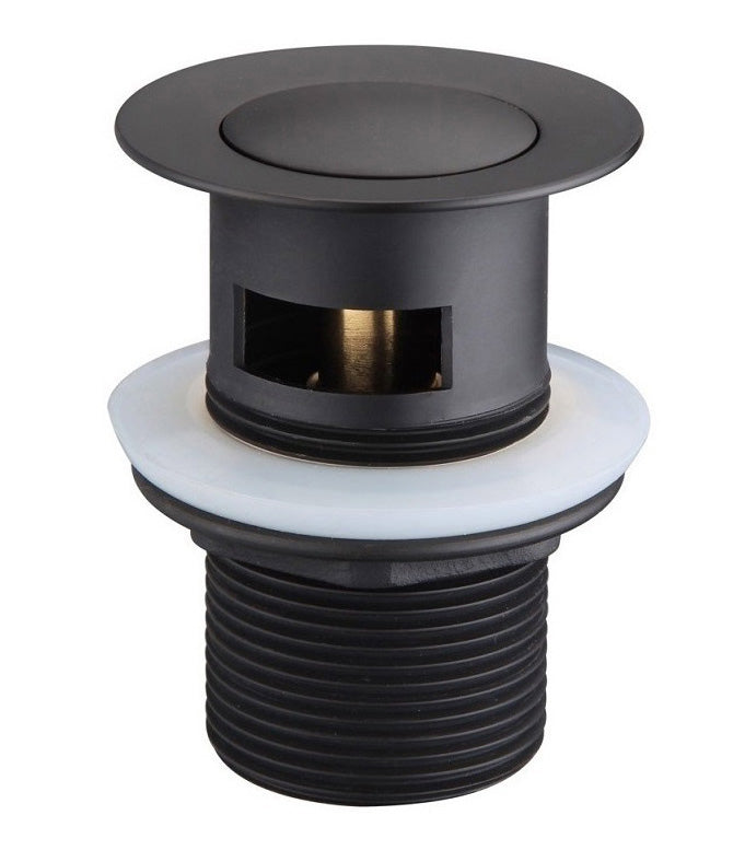 IKON POP-UP OVERFLOW WASTE BASIN MATTE BLACK