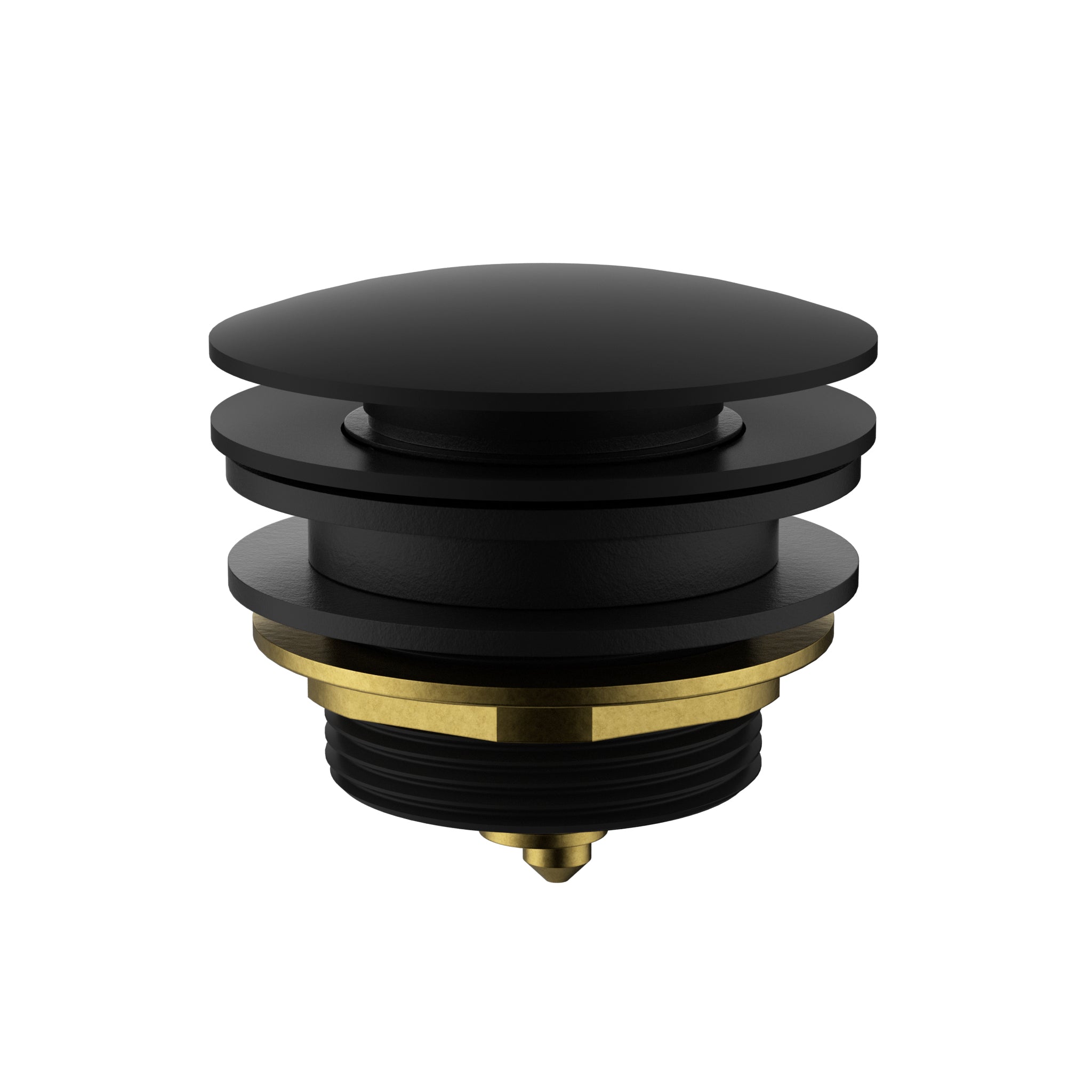 IKON POP-UP WITH REMOVABLE AND NON OVERFLOW WASTE BATH MATTE BLACK