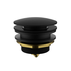 IKON POP-UP WITH REMOVABLE AND NON OVERFLOW WASTE BATH MATTE BLACK