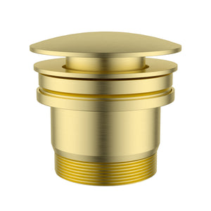 IKON POP UP UNIVERSAL BASIN WASTE BRUSHED GOLD