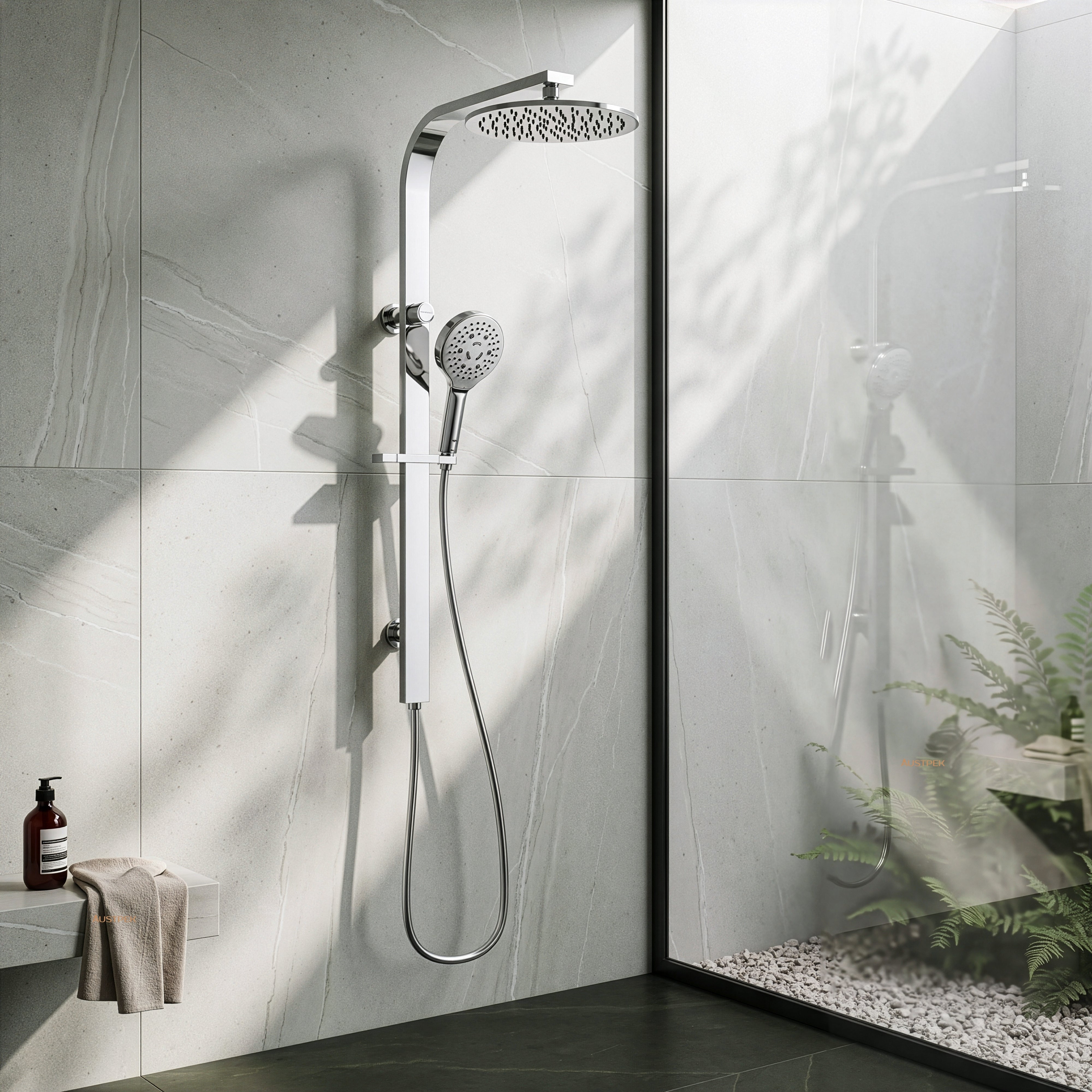 IKON REGAL MULTIFUNCTION SHOWER SET 939MM CHROME