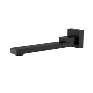 IKON ROSA SWIVEL BATH SPOUT 254MM MATTE BLACK