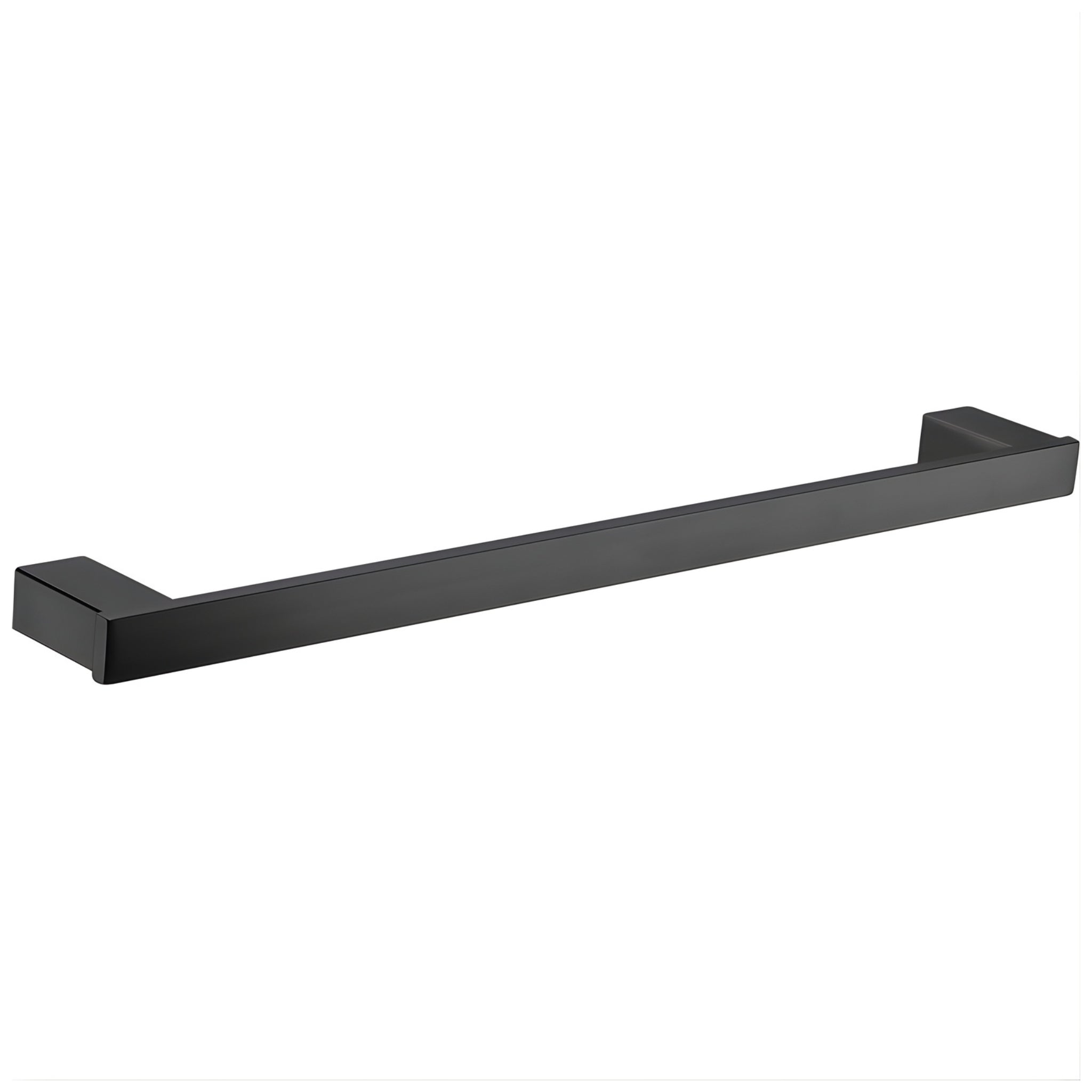 IKON ROSA SINGLE TOWEL RAIL 610MM MATTE BLACK