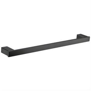 IKON ROSA SINGLE TOWEL RAIL 610MM MATTE BLACK