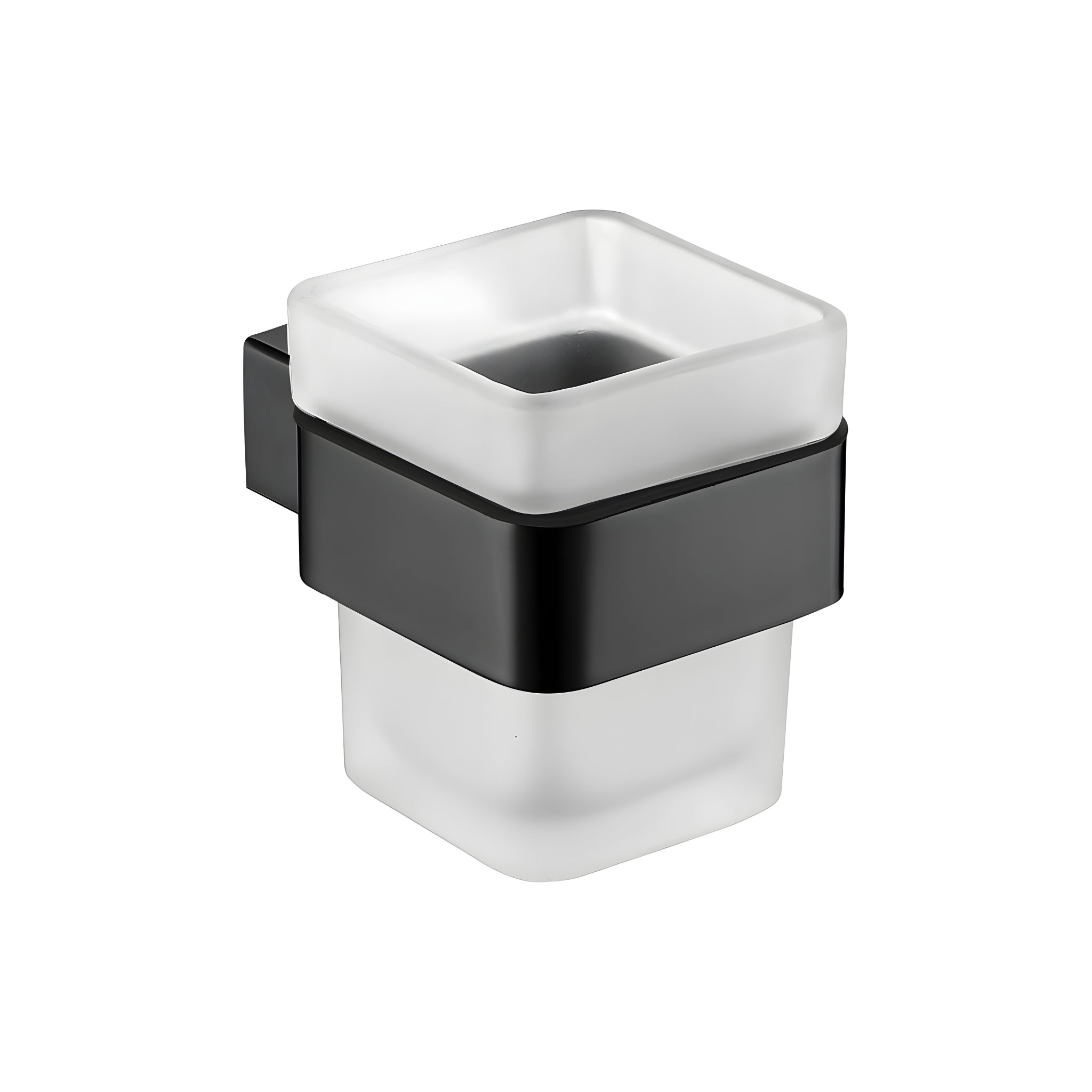 IKON ROSA SINGLE TUMBLER HOLDER 108MM MATTE BLACK