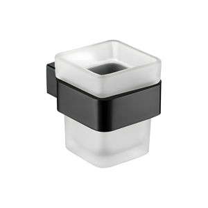 IKON ROSA SINGLE TUMBLER HOLDER 108MM MATTE BLACK