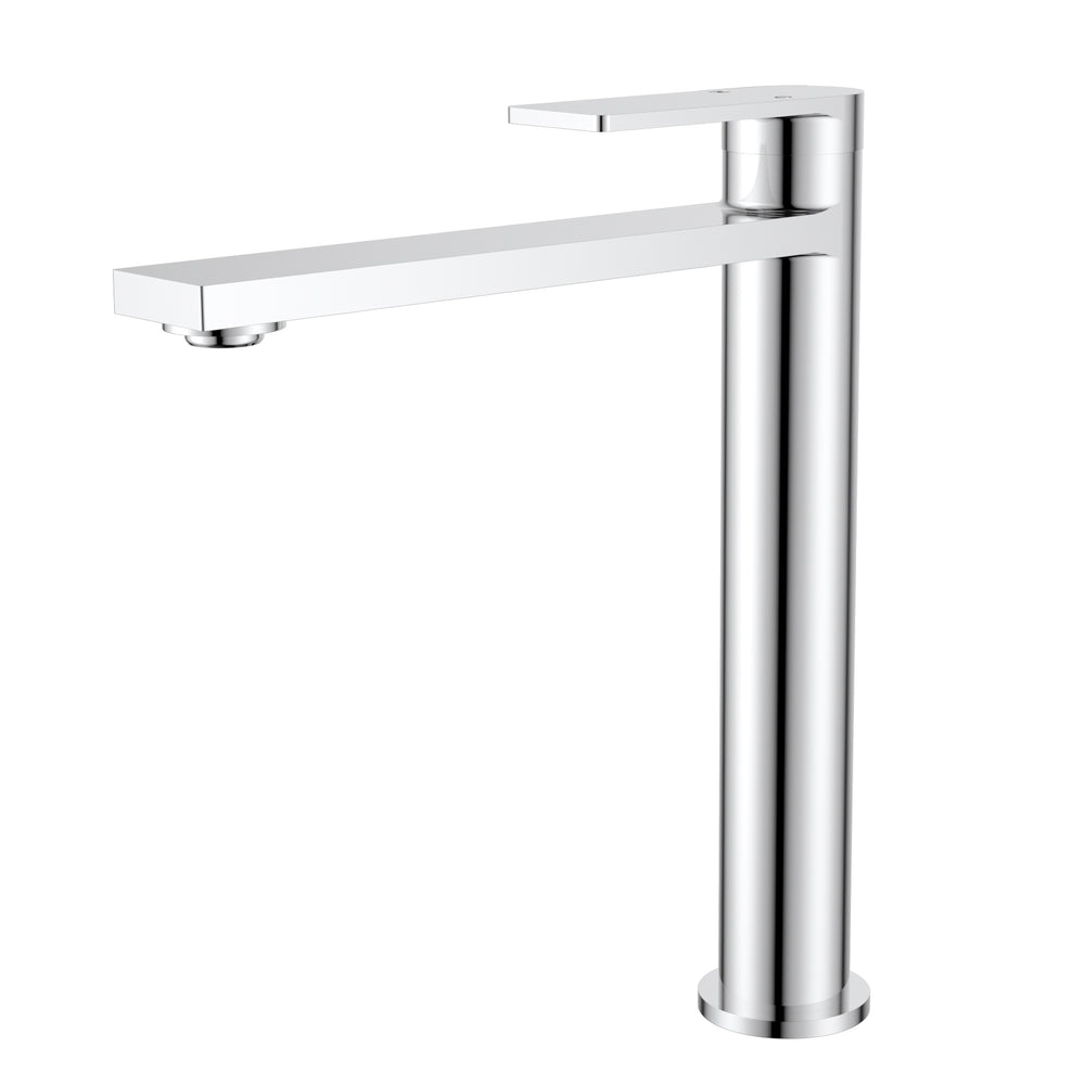 IKON RUKI HIGH RISE BASIN MIXER 256MM CHROME