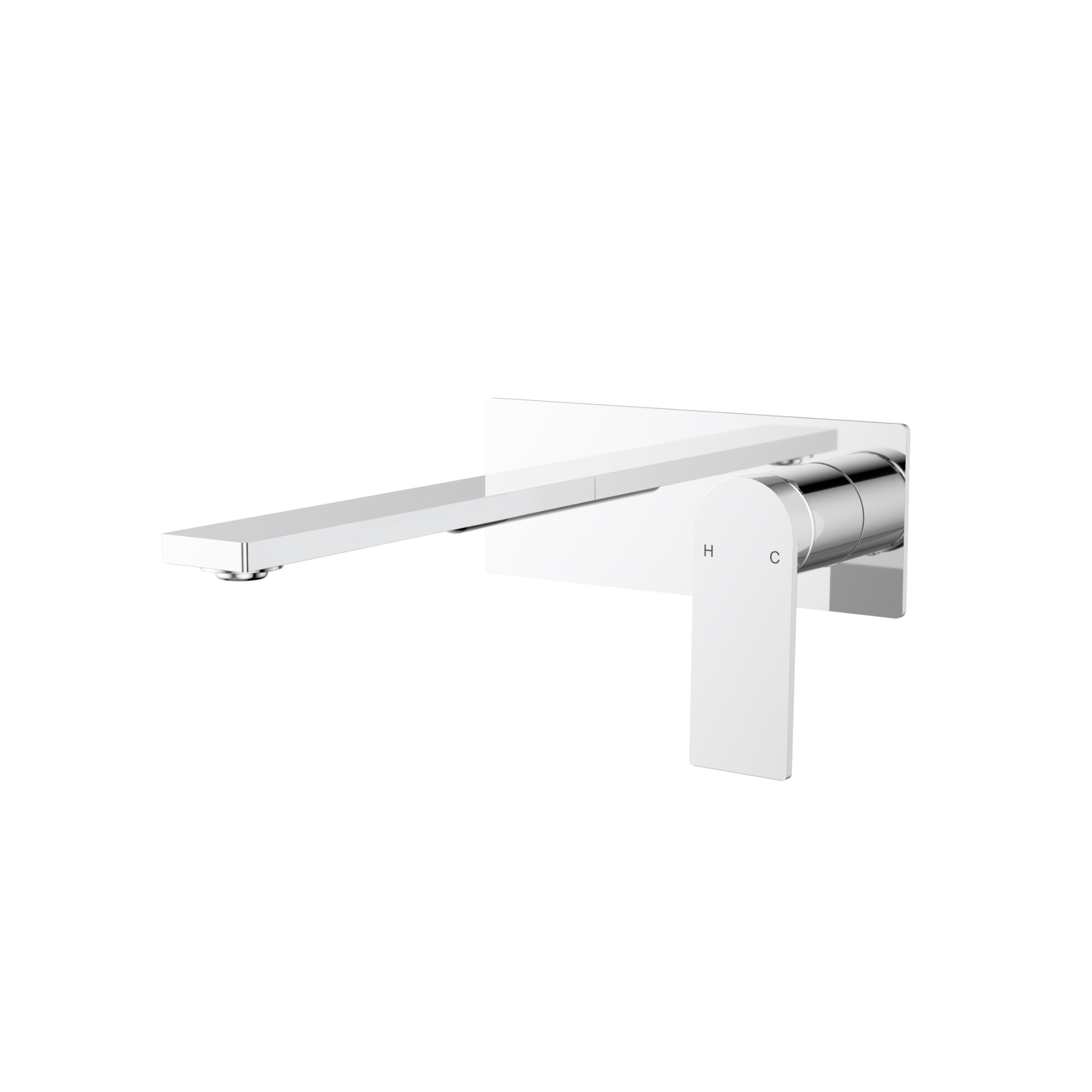 IKON RUKI WALL BASIN MIXER 192MM CHROME