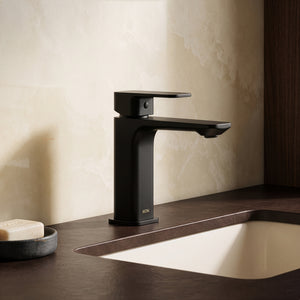 IKON SETO BASIN MIXER 168MM MATTE BLACK