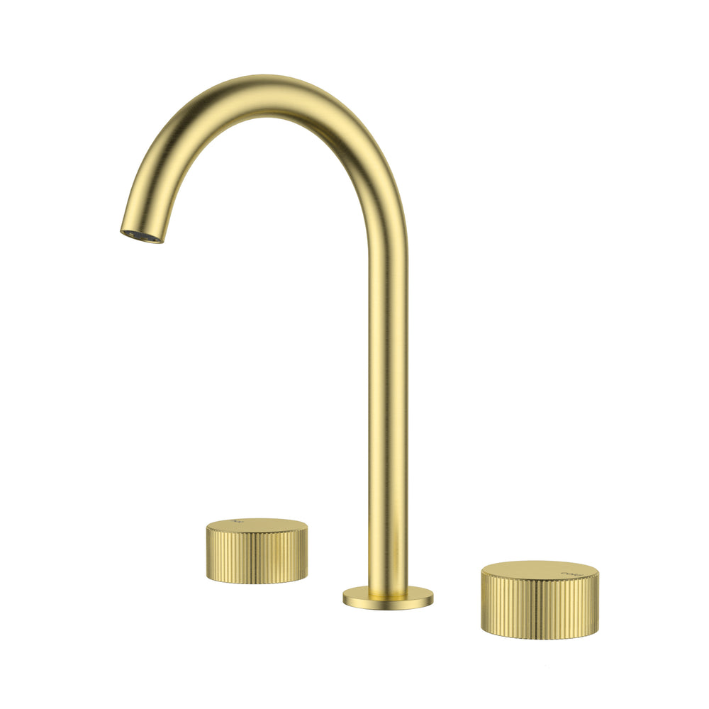 IKON SOKO BASIN SET 284MM BRUSHED GOLD