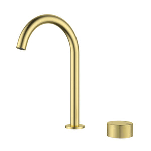 IKON SOKO HOB BASIN MIXER 284MM BRUSHED GOLD