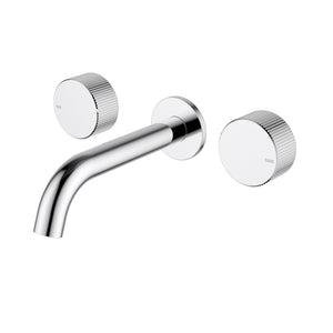IKON SOKO WALL BASIN SET 192MM CHROME