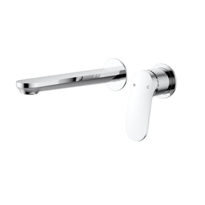 IKON SULU II WALL BASIN MIXER TRIM KIT WITH ROUGH IN BODY 222MM CHROME