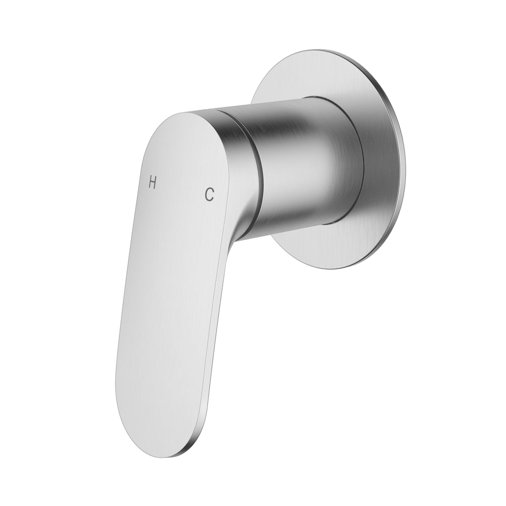 IKON SULU II WALL MIXER TRIM KIT WITH ROUGH IN BODY BRUSHED NICKEL