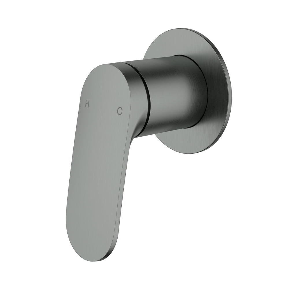 IKON SULU II WALL MIXER TRIM KIT WITH ROUGH IN BODY GUN METAL