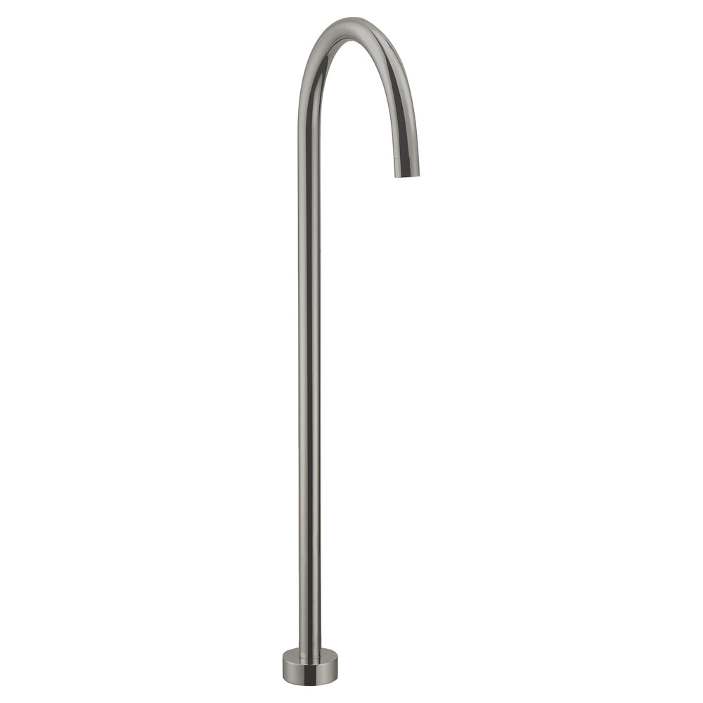 IKON YALE FREESTANDING BATH SPOUT 700MM BRUSHED NICKEL