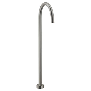 IKON YALE FREESTANDING BATH SPOUT 700MM BRUSHED NICKEL