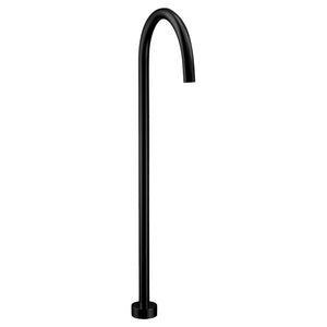 IKON YALE FREESTANDING BATH SPOUT 700MM MATTE BLACK