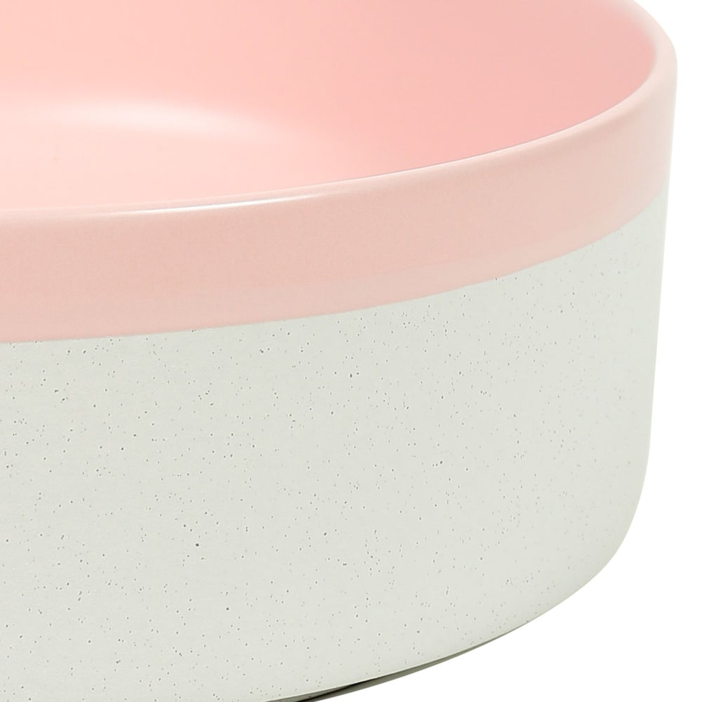 CLAYA COLOUR PLUS ROUND ABOVE COUNTER BASIN MATTE PINK 370MM