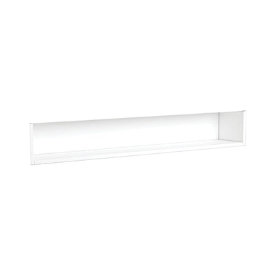 FIENZA SATIN WHITE DISPLAY SHELF INSERT FOR MIRROR CABINET 1200X176MM