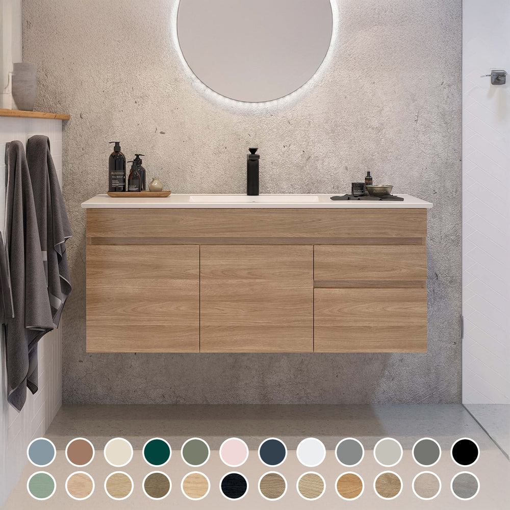 TIMBERLINE INDIANA CUSTOM WALL HUNG VANITY (ALL SIZING)