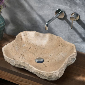INFINITY ART BASIN NATURE STONE RECTANGULAR MARBLE 500MM