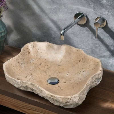 INFINITY ART BASIN NATURE STONE RECTANGULAR MARBLE 500MM