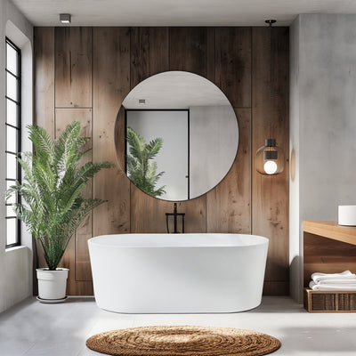 INFINITY ORIAN FREESTANDING BATHTUB GLOSS WHITE (AVAILABLE IN 1200MM, 1500MM AND 1700MM)