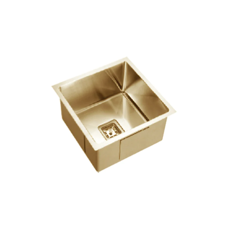 VEROTTI INOX SINGLE BOWL UNIVERSAL STAINLESS STEEL KITCHEN SINK GUN METAL 440MM