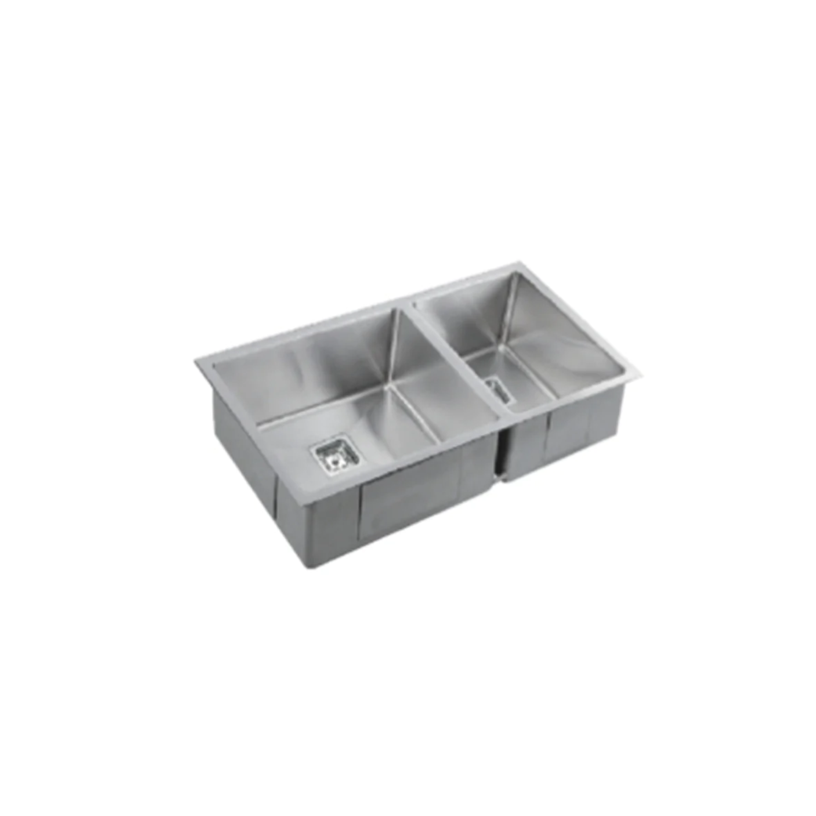 VEROTTI INOX 1 1/2 BOWL UNIVERSAL STAINLESS STEEL KITCHEN SINK 670MM (AVAILABLE IN LEFT OR RIGHT CONFIGURATION)