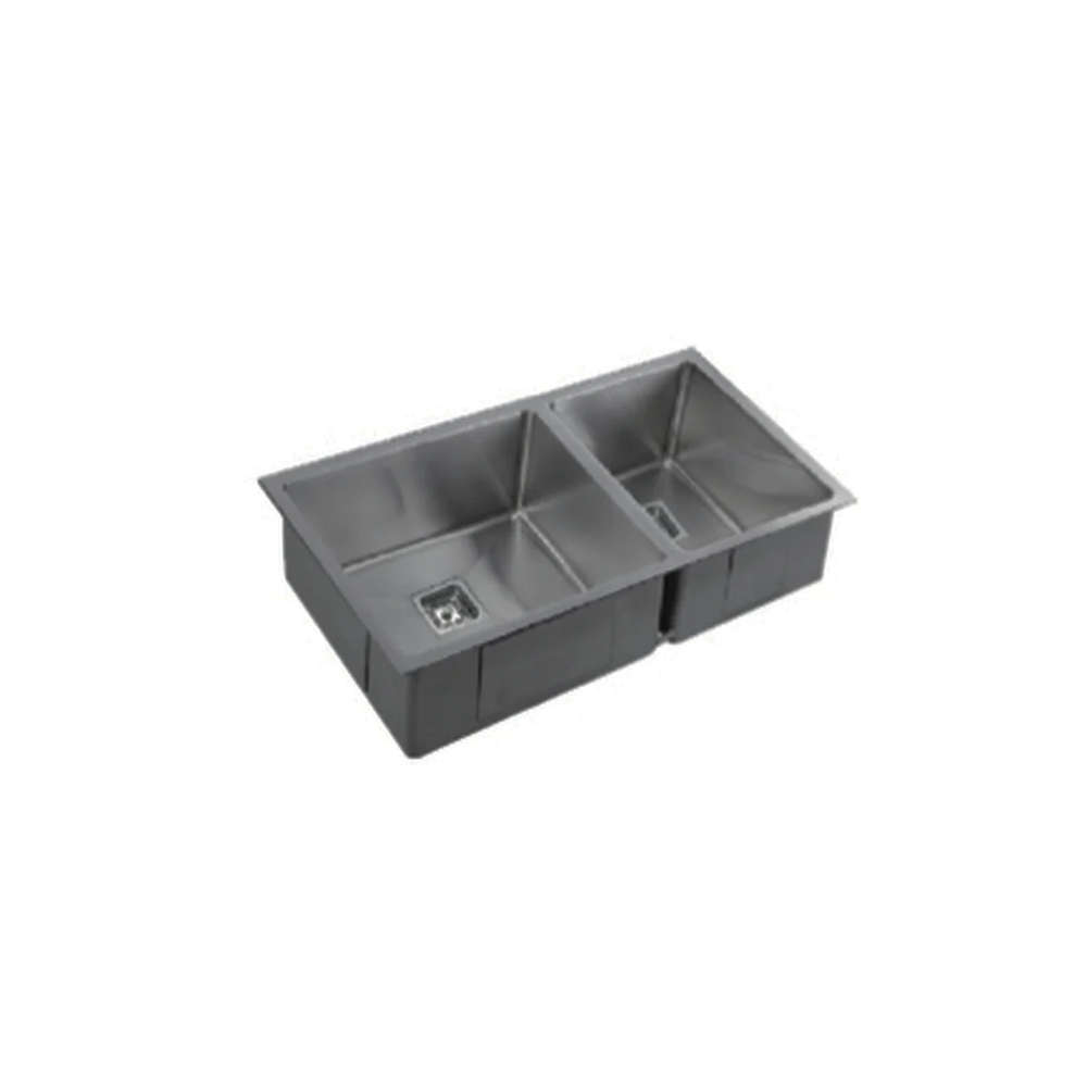 VEROTTI INOX 1 3/4 BOWL UNIVERSAL STAINLESS STEEL KITCHEN SINK 765MM (AVAILABLE IN LEFT OR RIGHT CONFIGURATION)