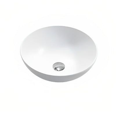 INSPIRE BONDI ROUND BASIN GLOSS WHITE 400MM