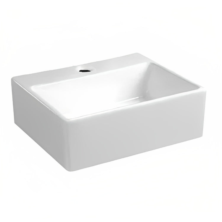 INSPIRE ABOVE WALL HUNG BASIN GLOSS WHITE 330MM