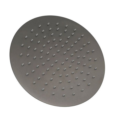 INSPIRE PAVIA ROUND SHOWER HEAD 250MM GUN METAL