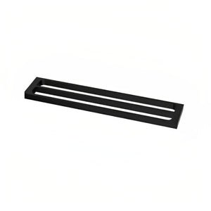 INSPIRE TARAN DOUBLE NON-HEATED TOWEL RAIL MATTE BLACK 600MM