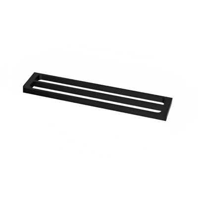 INSPIRE TARAN DOUBLE NON-HEATED TOWEL RAIL MATTE BLACK 600MM