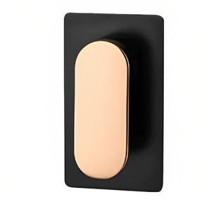INSPIRE VETTO SHOWER WALL MIXER MATTE BLACK AND ROSE GOLD