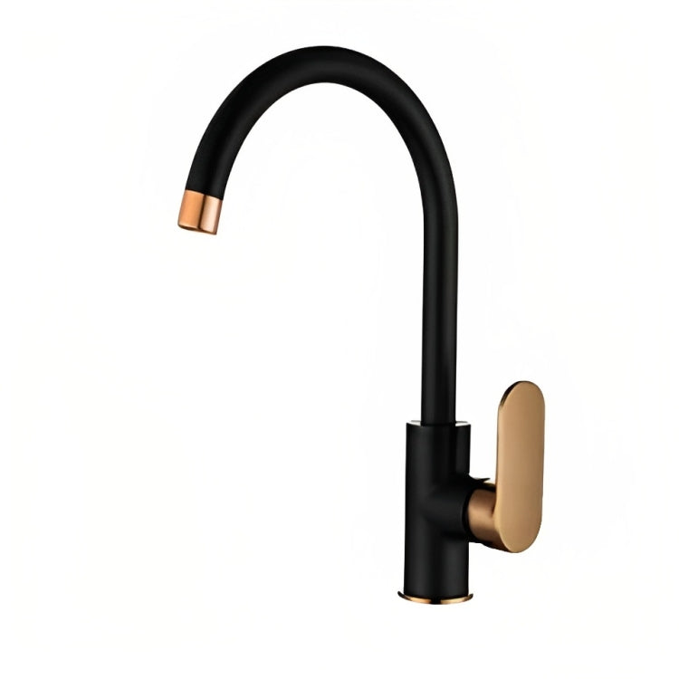 INSPIRE VETTO SINK MIXER MATTE BLACK AND ROSE GOLD