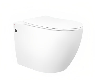 INSPIRE VOGHERA RIMLESS WALL HUNG PAN GLOSS WHITE