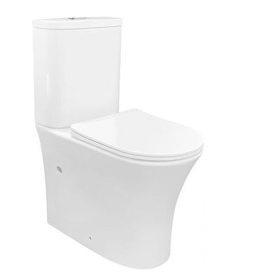 INSPIRE NEWPORT RIMLESS TOILET SUITE GLOSS WHITE