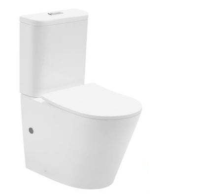 INSPIRE OASIS RIMLESS TOILET SUITE GLOSS WHITE