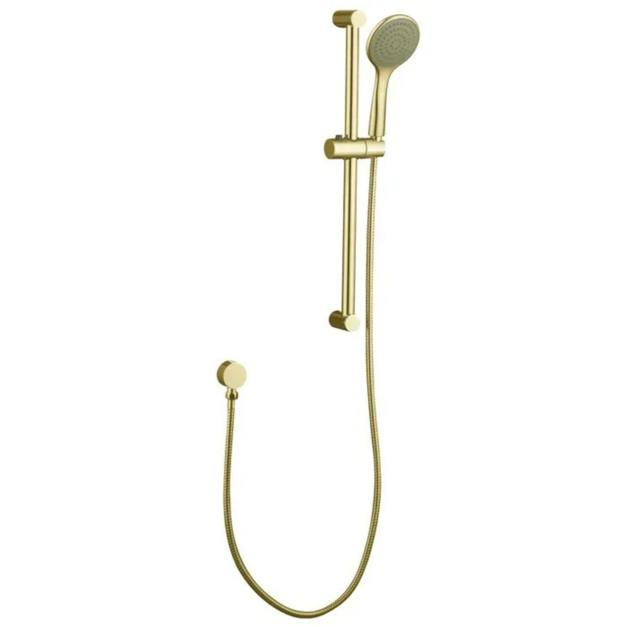 INSPIRE PAVIA HAND SHOWER ON RAIL BRUSHED GOLD