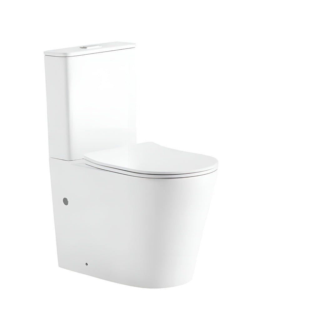 INSPIRE RADIANT TOILET SUITE SLIM SEAT MATTE WHITE