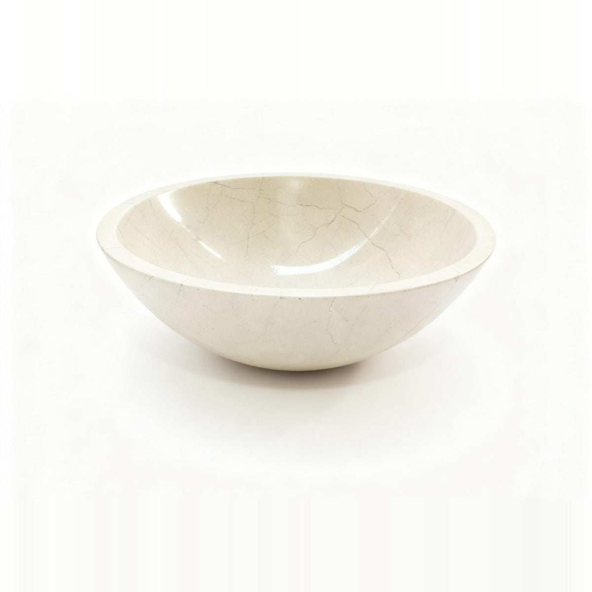 INFINITY ART BASIN ABOVE COUNTER ROUND MARBLE 420MM
