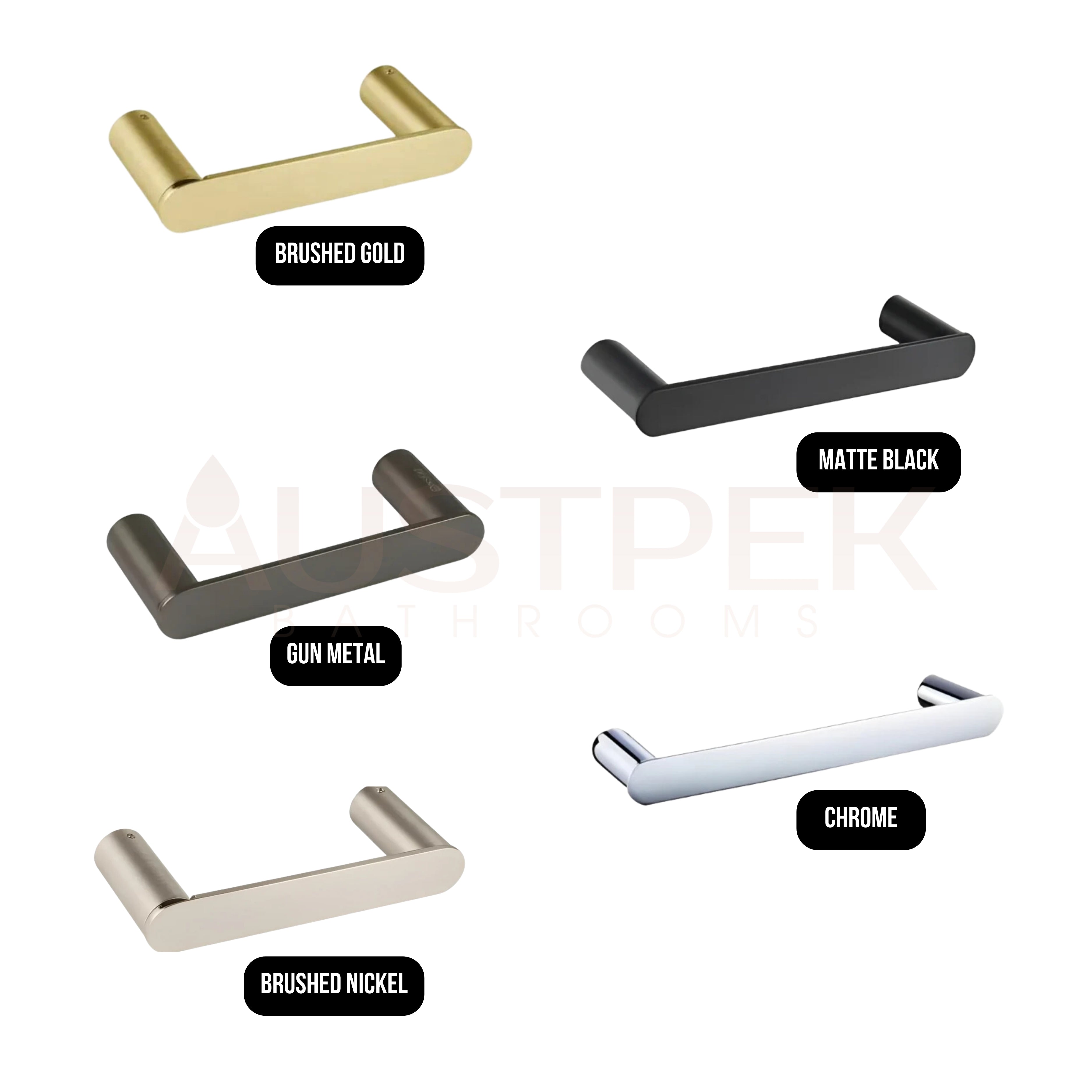 INSPIRE VETTO PAPER HOLDER GUN METAL 170MM