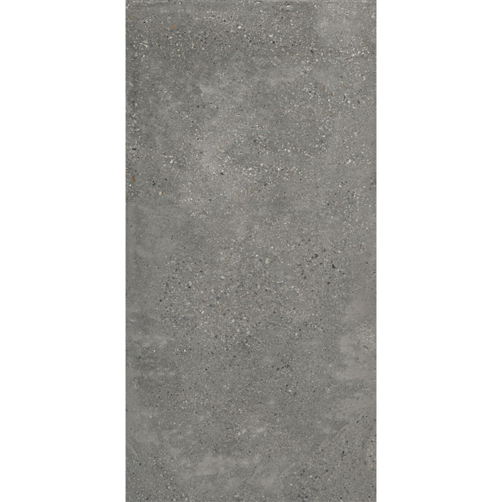 EVERSTONE STONE CEMENT ANTHRACITE POLISHED 1200X600MM RECTANGLE TILE (PER BOX)